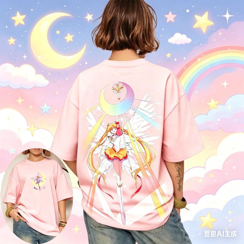 Summer Clothing Trends 2026 - Kaus Lengan Pendek Tren Orangtua-anak Wanita