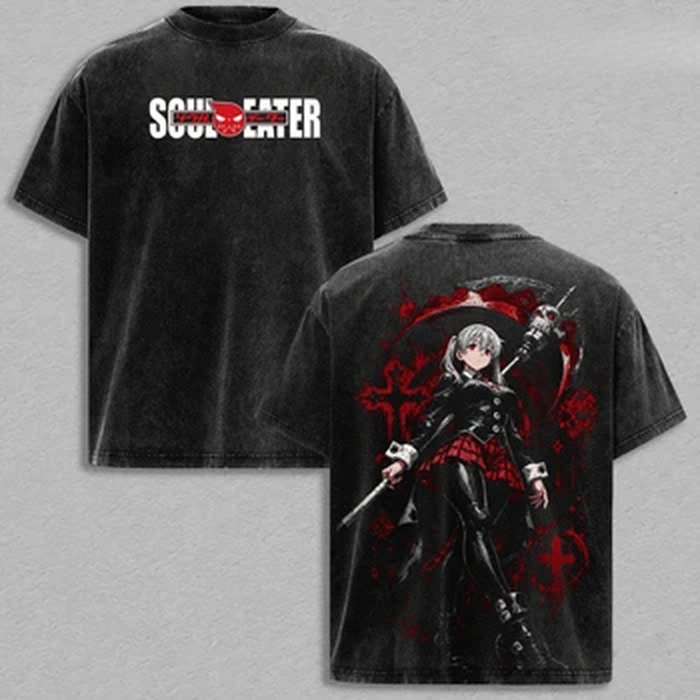 Summer Clothing Vintage - Kaos Anime Soul Eater MAKA ALBARN