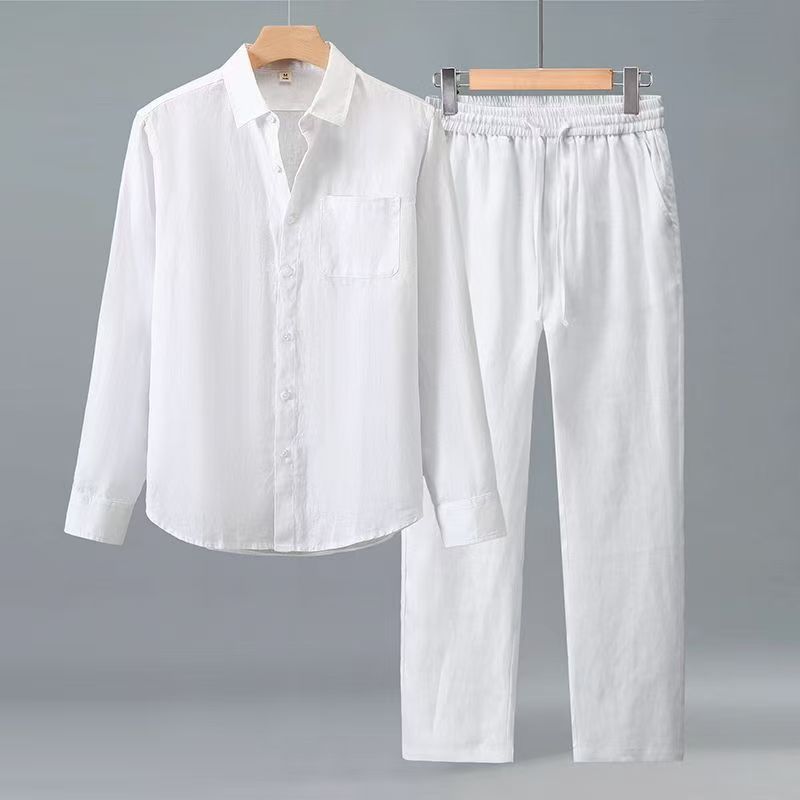 Summer Clothes Fashion - (Kemeja + Celana Panjang) Kemeja Klasik