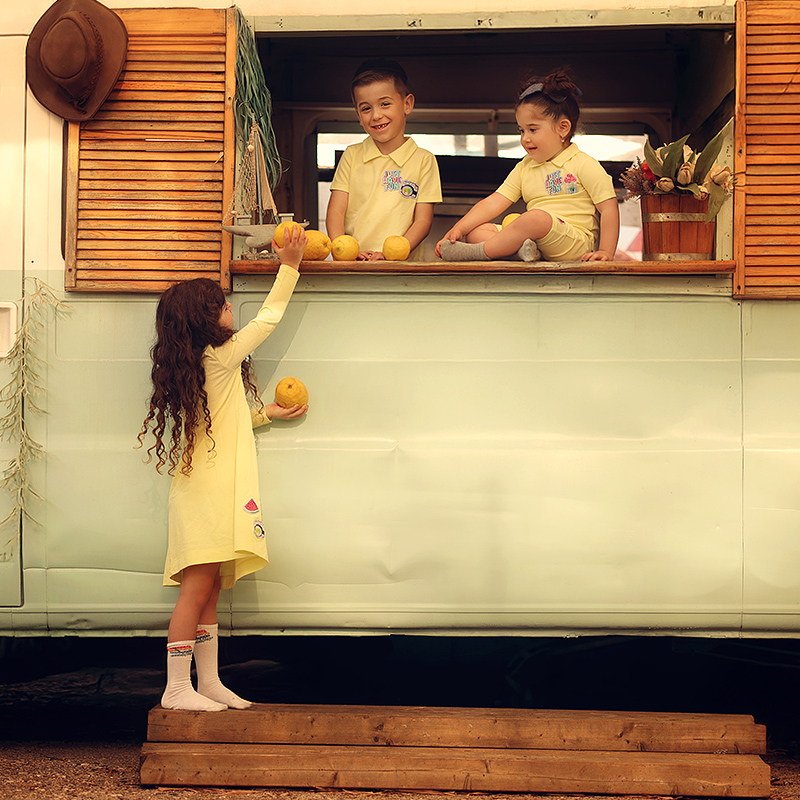 Summer Clothing Label - Gaun Anak Perempuan APPS, Romper Bayi,