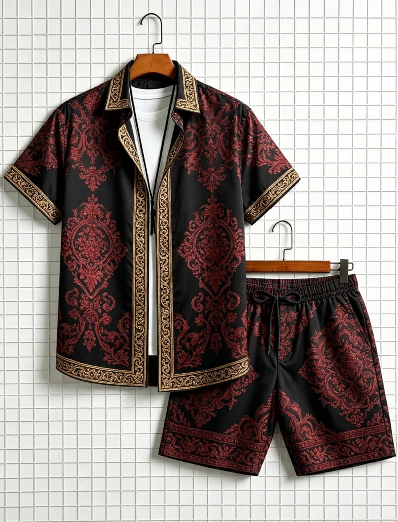 Summer Clothing Haul - Setelan kemeja lengan pendek dan celana