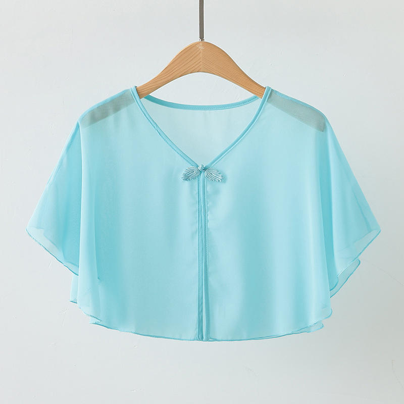 Summer Clothing Accessories - Pakaian Luar Pendek Sifon Musim Semi
