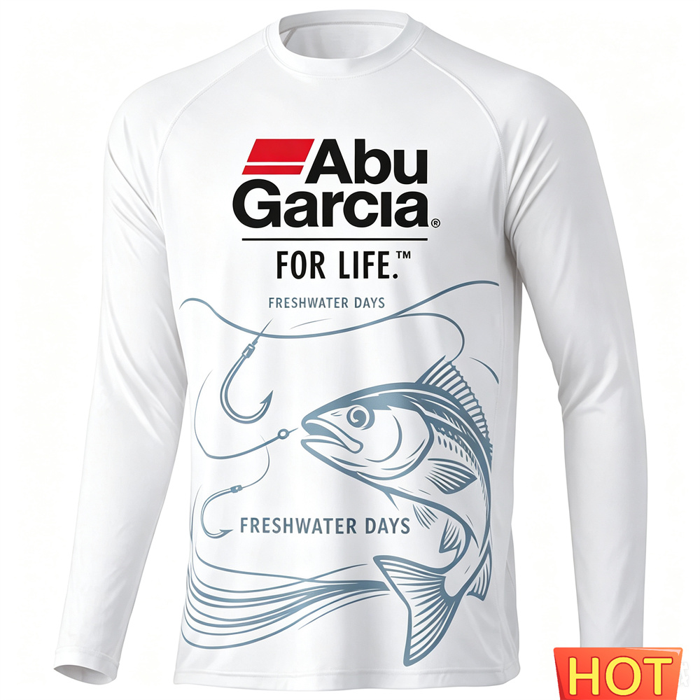 Summer Clothing Tops - Kaos Pria Lengan Panjang untuk Memancing