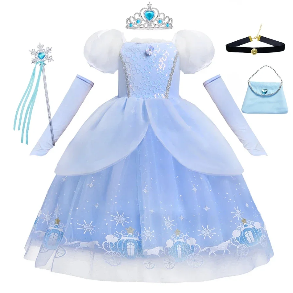 Gaun Cosplay putri Cinderella  - Summer Clothing Kids ulasan dan harga
