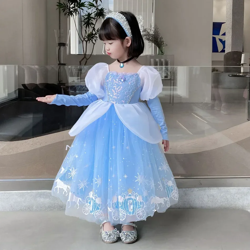 Gaun Cosplay putri Cinderella  - Summer Clothing Kids ulasan dan harga