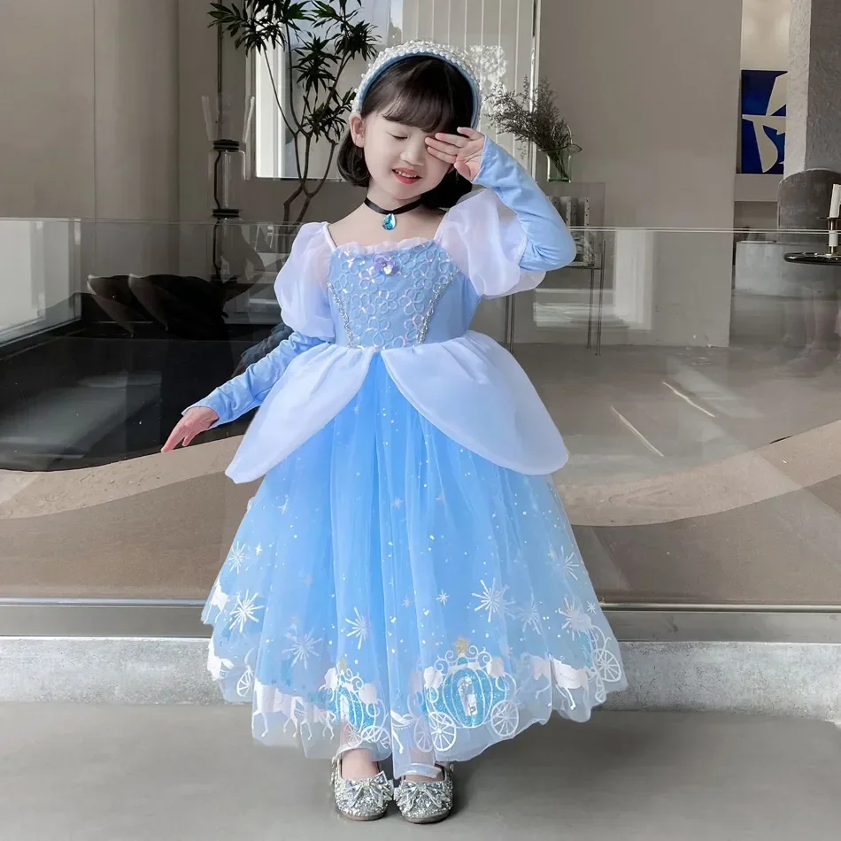 Gaun Cosplay putri Cinderella  - Summer Clothing Kids ulasan dan harga