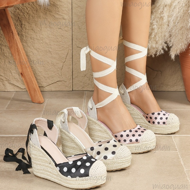 Sandal Espadrille Wanita Motif - Espadrille Sandal Women ulasan dan harga