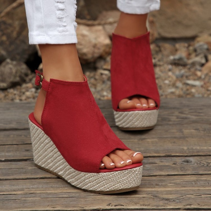 Sandal Wanita Musim Panas Plat - Espadrille Sandal Women ulasan dan harga