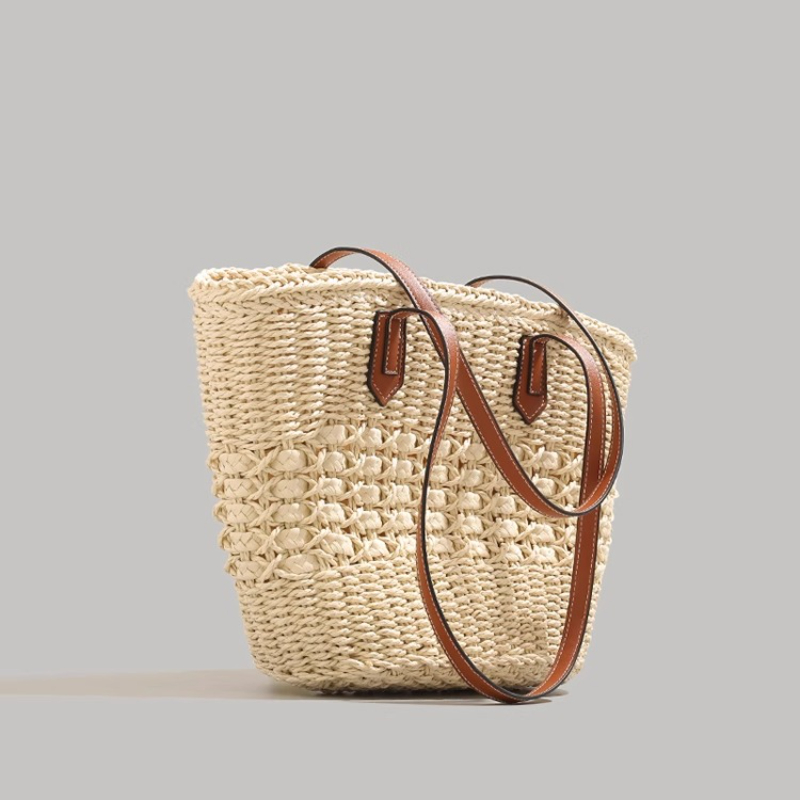 Tas Jerami Lipat Ekstra Besar  - Beach Bag Straw ulasan dan harga