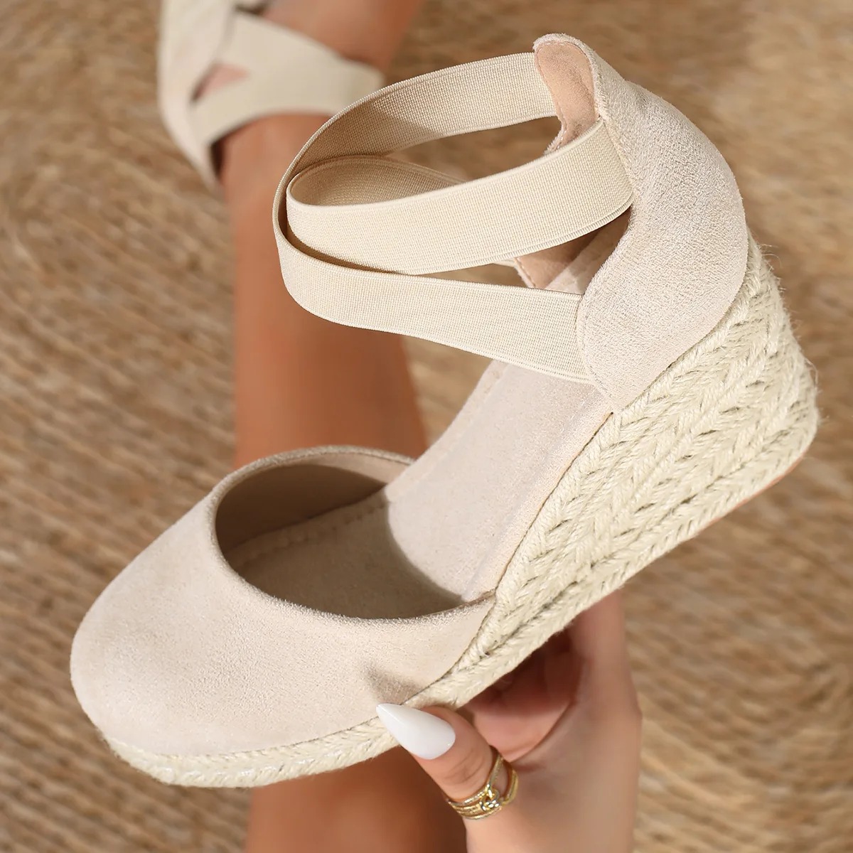 Sandal Wedges Espadrille Wanit - Espadrille Sandal Women ulasan dan harga