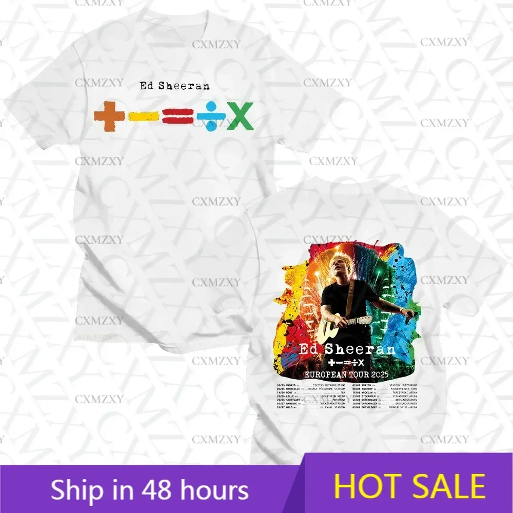 Kaos Ed Sheeran European Tour  - Summer Clothing Gif ulasan dan harga