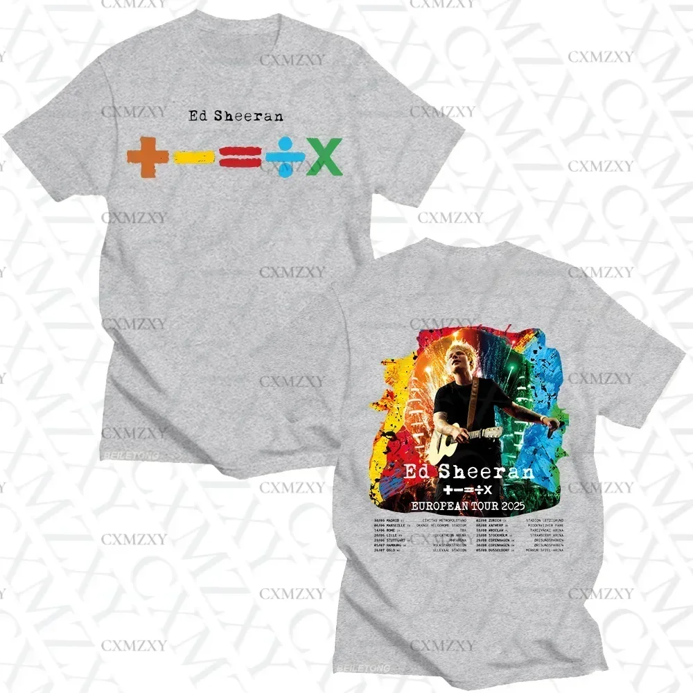 Kaos Ed Sheeran European Tour  - Summer Clothing Gif ulasan dan harga