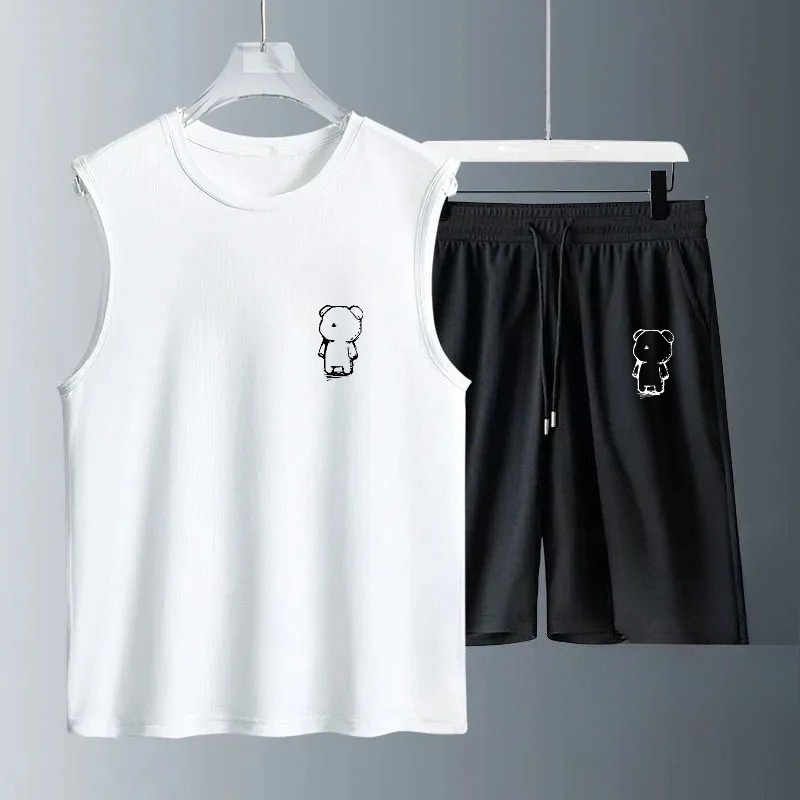 Set Tank Top Pria Musim Panas  - Summer Clothing Tops ulasan dan harga