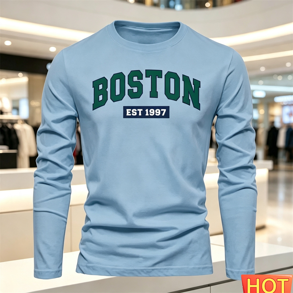 Kaos Lengan Panjang Pria Musim - Summer Clothes Fashion ulasan dan harga