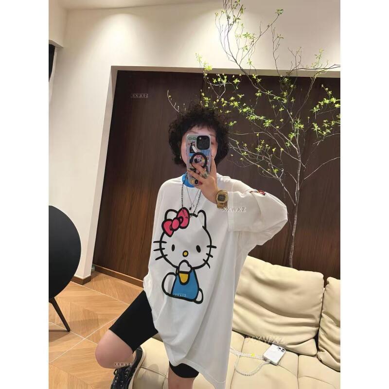Kaus Gambar Kartun Lucu Gaya B - Summer Clothing Tops ulasan dan harga