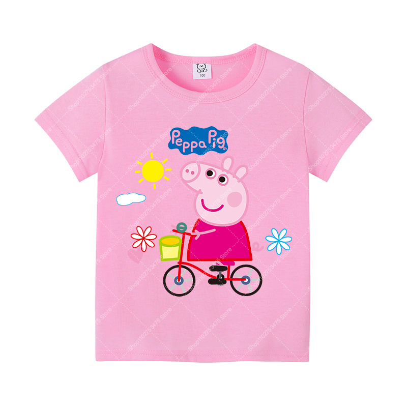 Kaus Katun Lucu Anak Perempuan - Summer Clothing Kids ulasan dan harga