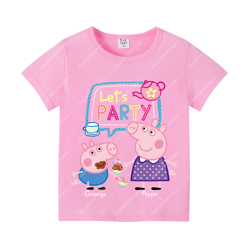 Kaus Katun Lucu Anak Perempuan - Summer Clothing Kids ulasan dan harga