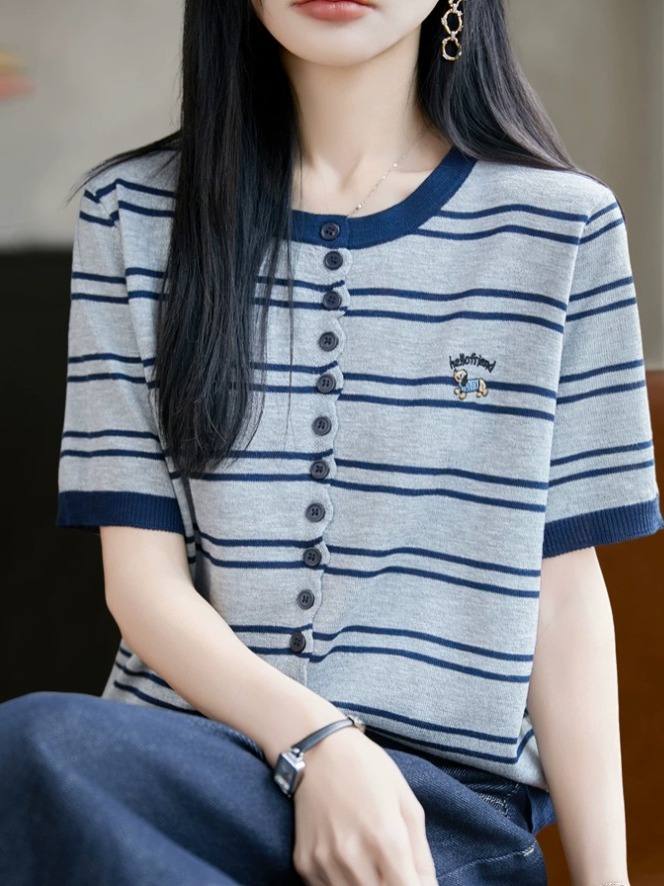 Oule Summer Thin Ice Silk Knit - Summer Clothing Label ulasan dan harga