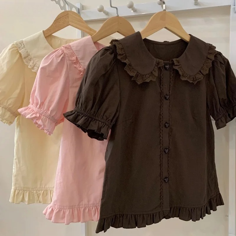 Kemeja Lolita Kawaii Jepang Mu - Summer Clothing Kids ulasan dan harga