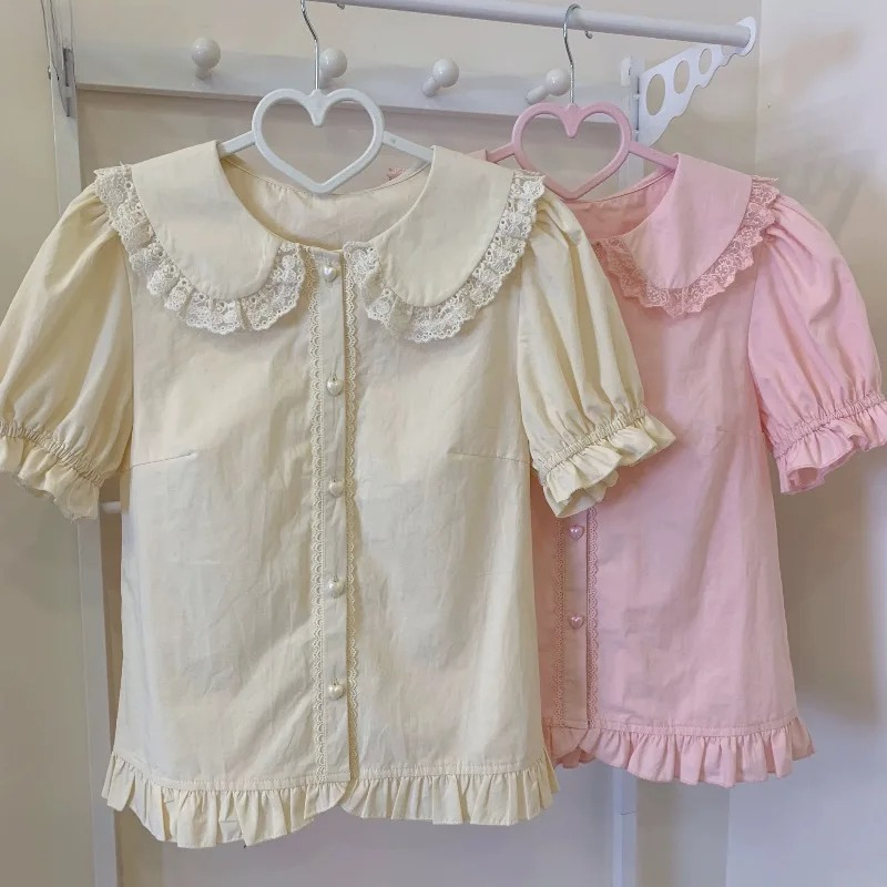 Kemeja Lolita Kawaii Jepang Mu - Summer Clothing Kids ulasan dan harga