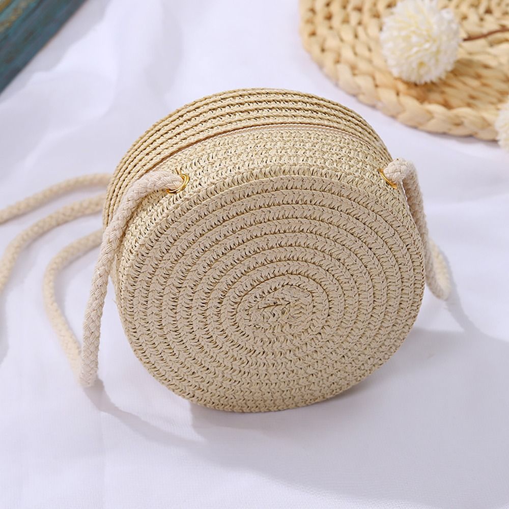 Tas Jerami Bentuk Kerang Buata - Beach Bag Straw ulasan dan harga