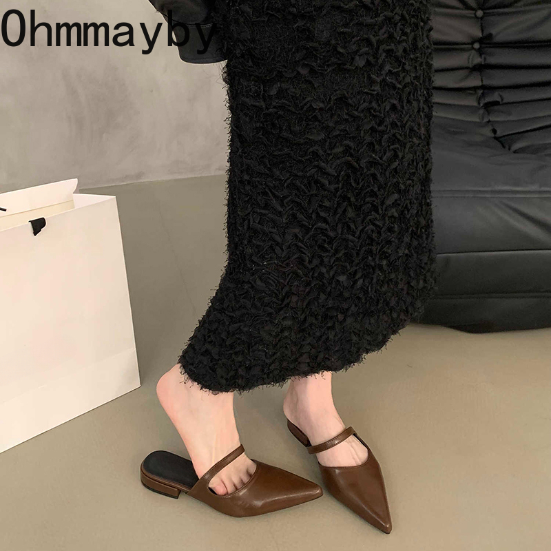 Sandal Muels Wanita Ujung Lanc - Summer Clothing Accessories ulasan dan harga
