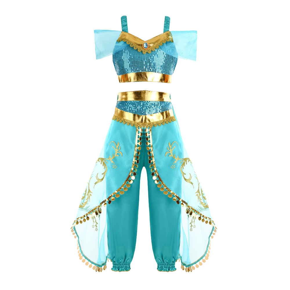 Kostum Fantasi Jasmine untuk A - Summer Clothing Kids ulasan dan harga
