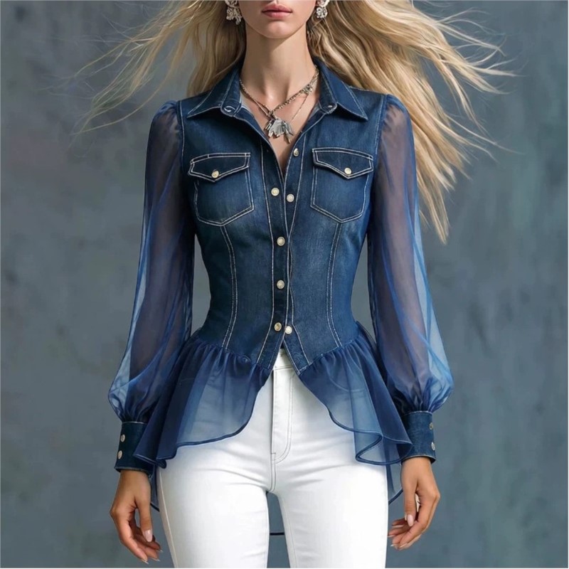 Blus Wanita Baru Musim Semi Gu - Summer Clothing Kids ulasan dan harga