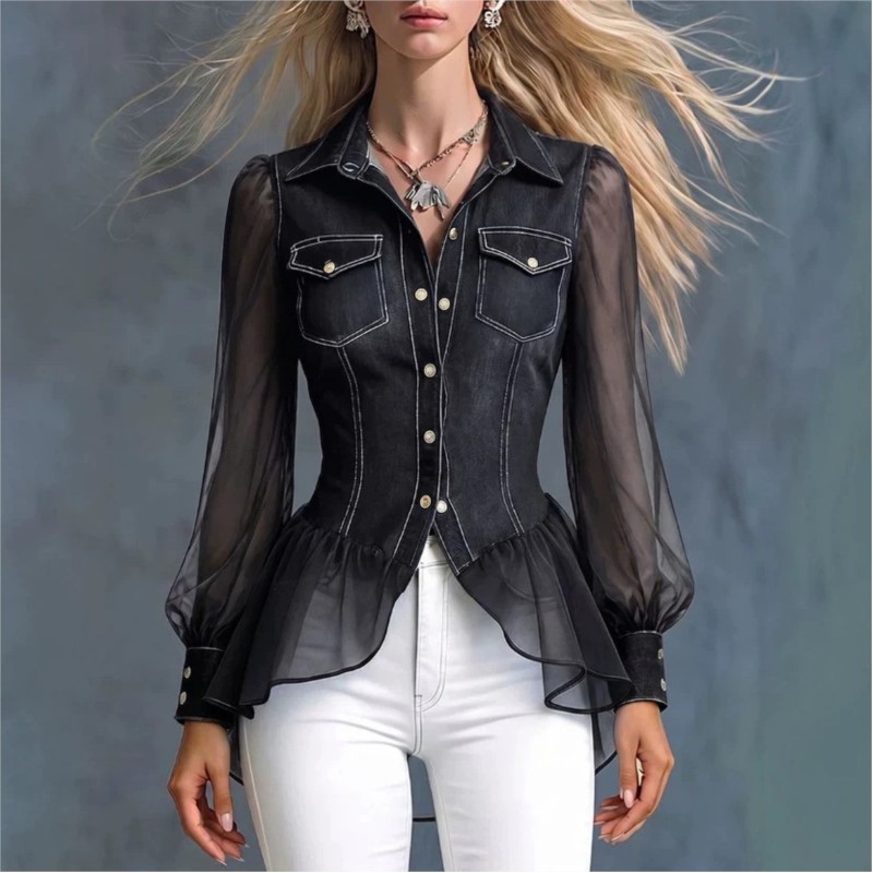 Blus Wanita Baru Musim Semi Gu - Summer Clothing Kids ulasan dan harga